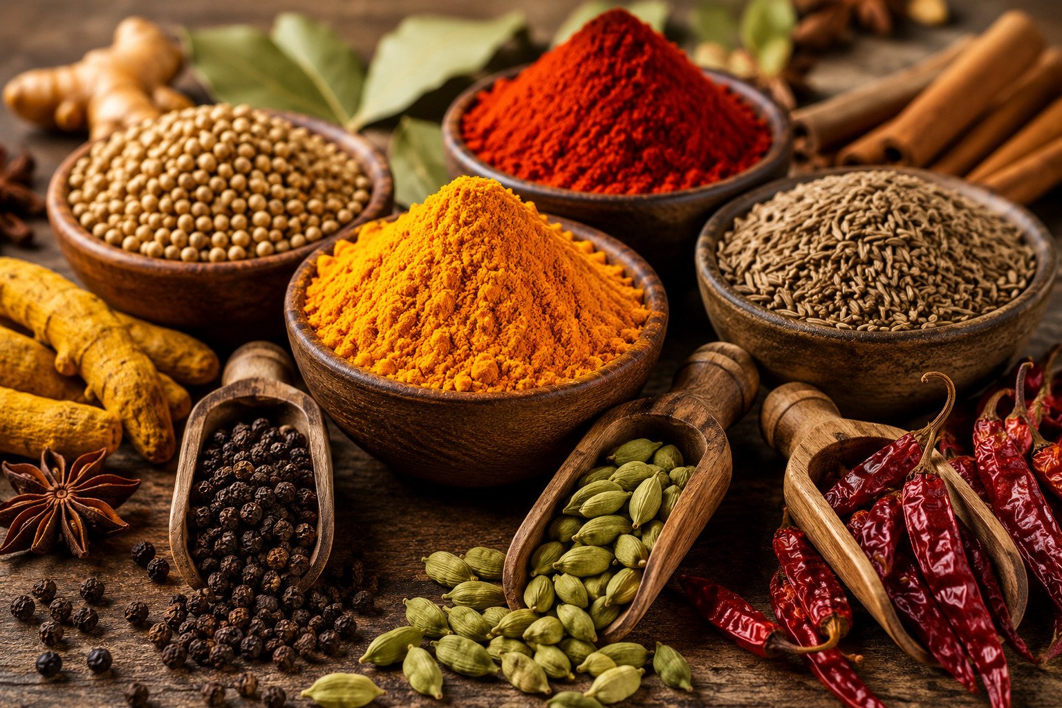 Spices for export