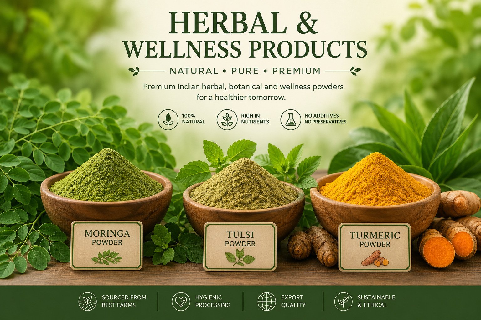 Herbal & Wellness Products for export